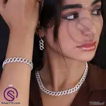 سرویس نقره زنانه مدل کارتیر کد 71833