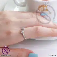 انگشتر نقره زنانه کد 71119